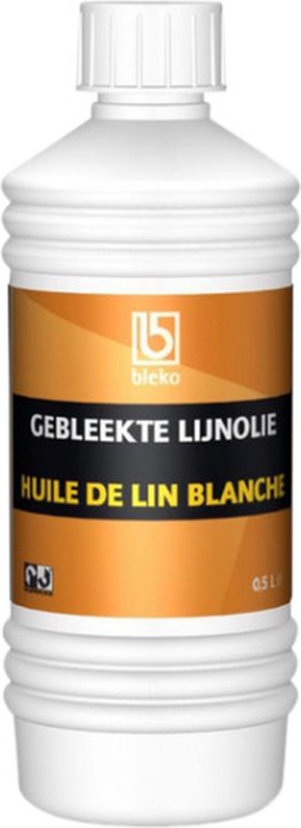 Lijnolie bleko gebleekt 500ml | Omdoos a 8 stuk | 8 stuks